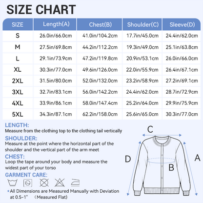 Teach Love Inspire Teacher Personalized Crewneck Cardigan