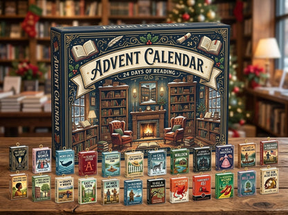 Book Lover Advent Calendar, 24 Days of Literary Joy, Christmas Gift for Readers