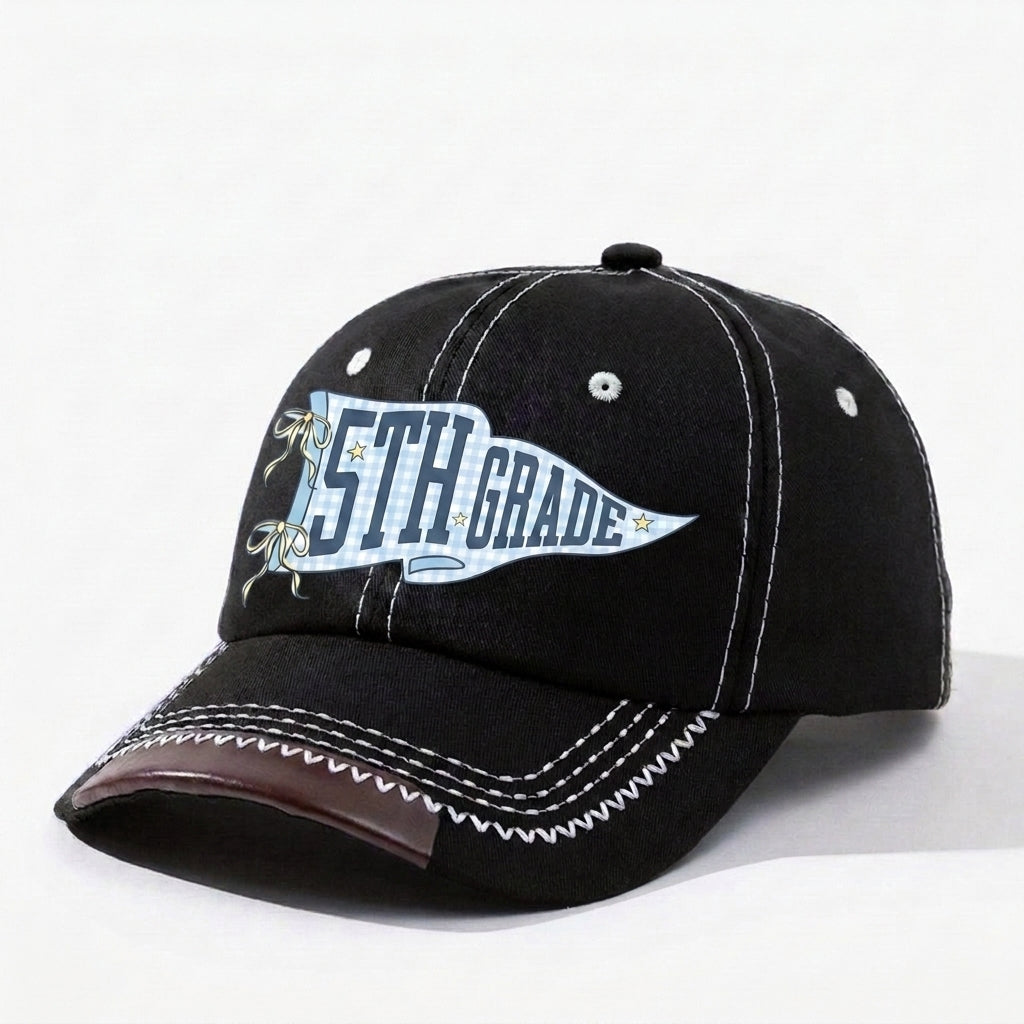 Teacher Name & Job Title Personalized Vintage Soft Baseball Cap