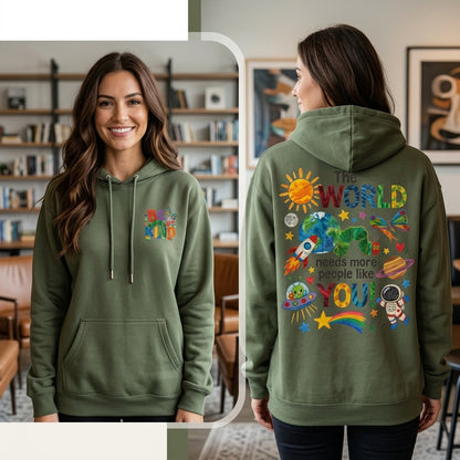 Be Kind Teacher Hoodie, The World Needs More People Like You, Teacher Appreciation Gift, Elementary Teacher Gift, Kindness Sweatshirt