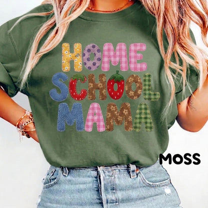 Comfort Colors Homeschool Mama Shirt, Homeschool Mom Tee, Homeschooling Parent Shirt, Back to School Gift