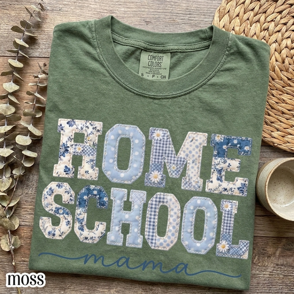 Homeschool Shirt Gift for Homeschool Mom Comfort Colors TShirt Home Sweet Homeschool T-Shirt Charlotte Mason Nature Lover Shirt