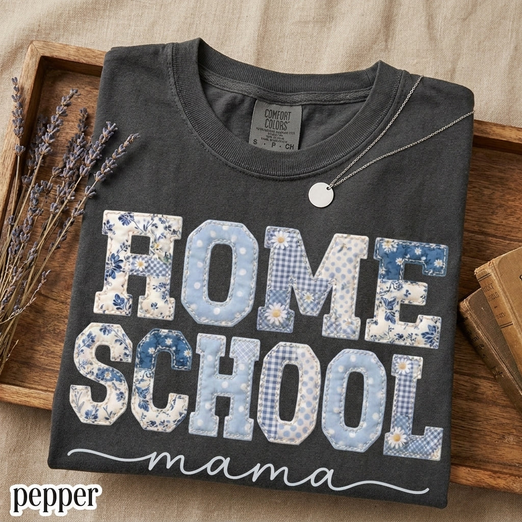 Homeschool Shirt Gift for Homeschool Mom Comfort Colors TShirt Home Sweet Homeschool T-Shirt Charlotte Mason Nature Lover Shirt