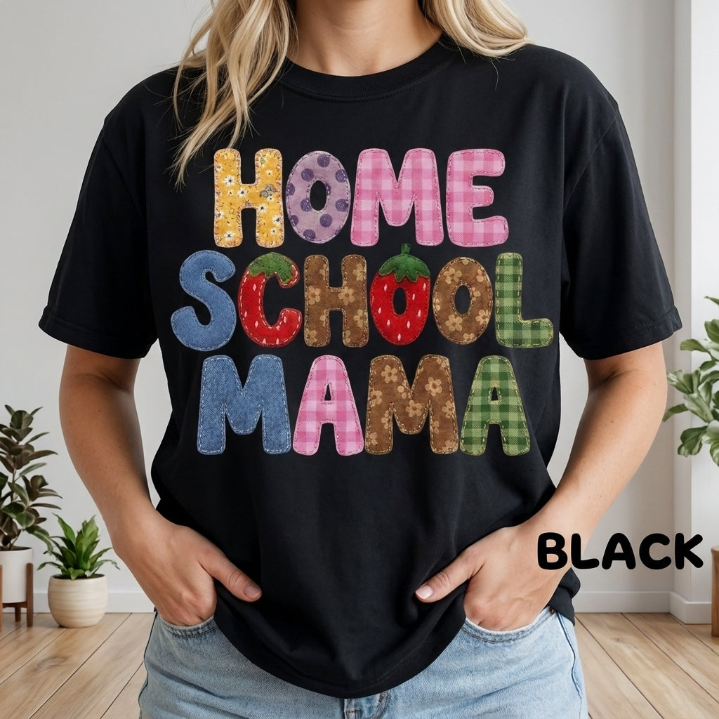 Comfort Colors Homeschool Mama Shirt, Homeschool Mom Tee, Homeschooling Parent Shirt, Back to School Gift