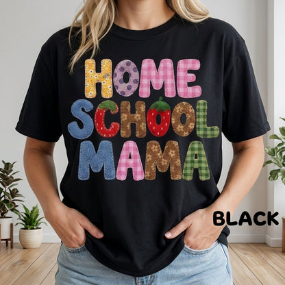 Comfort Colors Homeschool Mama Shirt, Homeschool Mom Tee, Homeschooling Parent Shirt, Back to School Gift