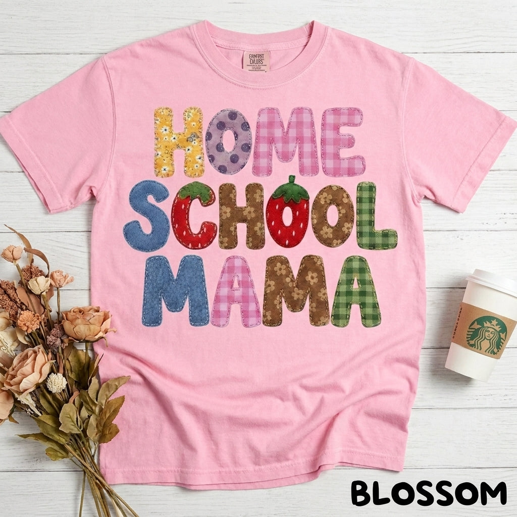 Comfort Colors Homeschool Mama Shirt, Homeschool Mom Tee, Homeschooling Parent Shirt, Back to School Gift