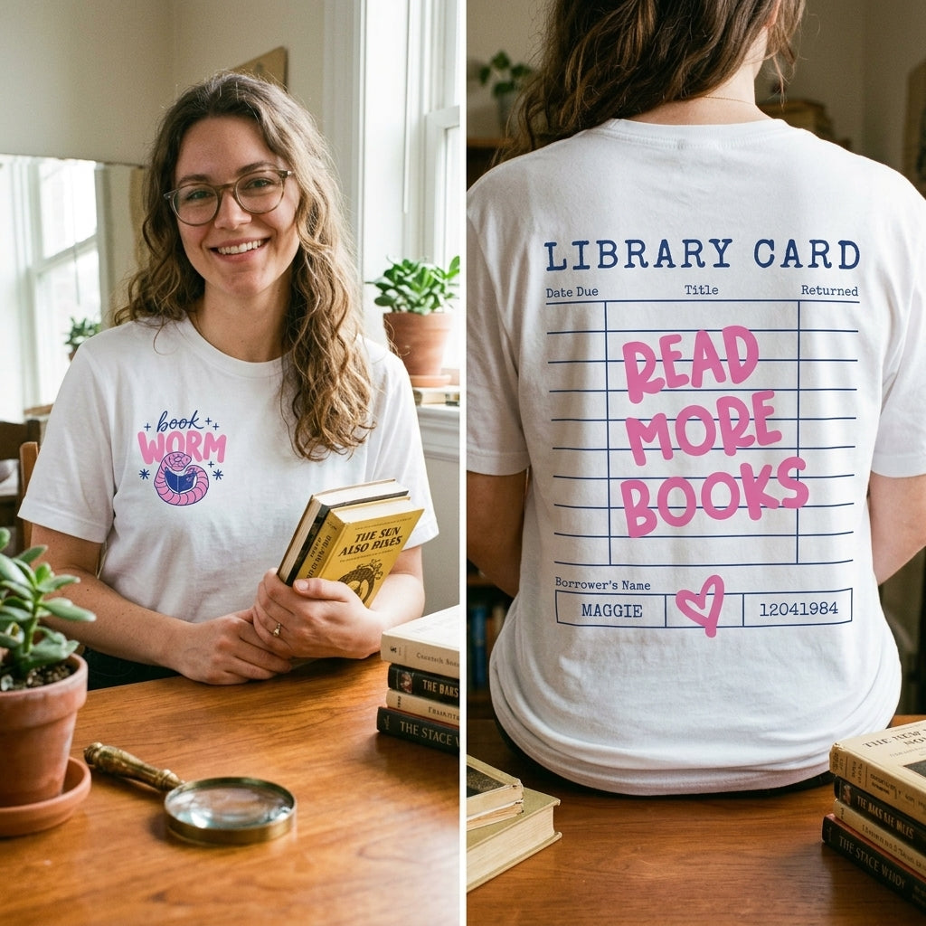 Book Lover T Shirt, Library Card Shirt, Read More Books Tee, Bookworm Shirt, Librarian Gift, Reader Gift, Bookish T Shirt