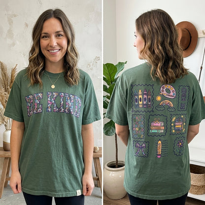 Be Kind Teacher Shirt, Colorful Teacher T Shirt, Elementary Teacher Gift, Kindness Shirt, School Staff Gift, Teacher Appreciation Tee