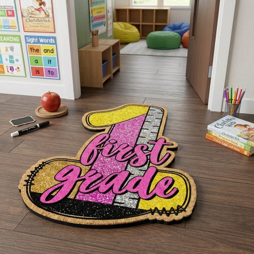 Pencil Class Personalized Doormat