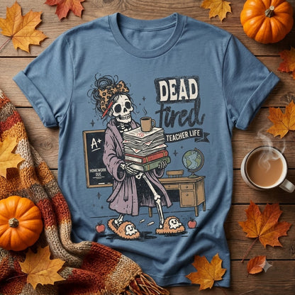 T-shirt d'enseignant personnalisé pour Halloween, motif crayon gribouillage, t-shirt de rentrée scolaire
