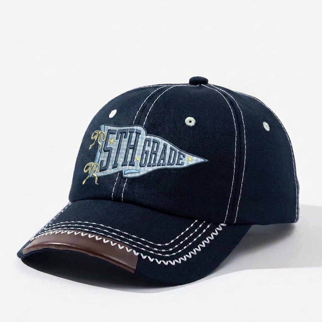 Teacher Name & Job Title Personalized Vintage Soft Baseball Cap