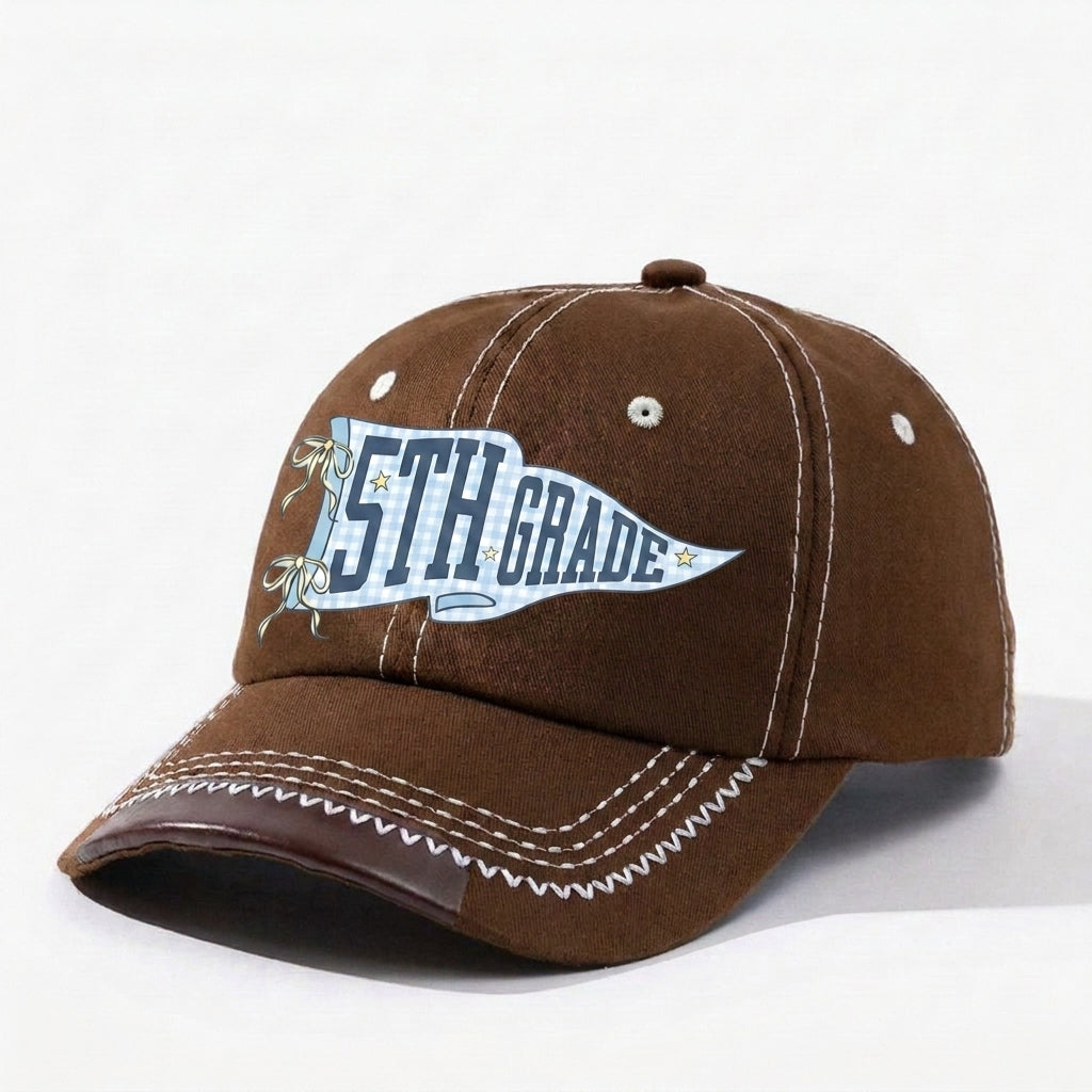Teacher Name & Job Title Personalized Vintage Soft Baseball Cap