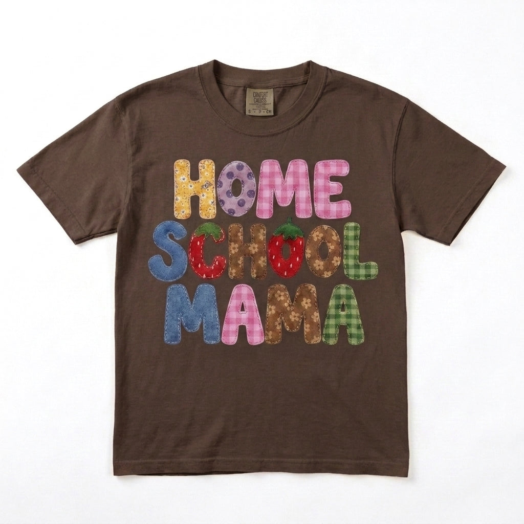 Comfort Colors Homeschool Mama Shirt, Homeschool Mom Tee, Homeschooling Parent Shirt, Back to School Gift