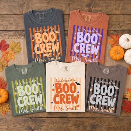 T-shirt d'enseignant personnalisé pour Halloween, motif crayon gribouillage, t-shirt de rentrée scolaire