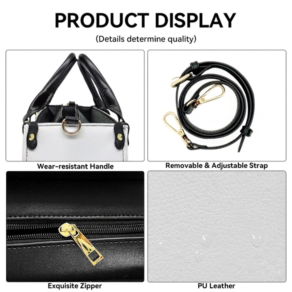 Teacher Patchwork Personalized Leather Bag + Free Matching Leather Wallet