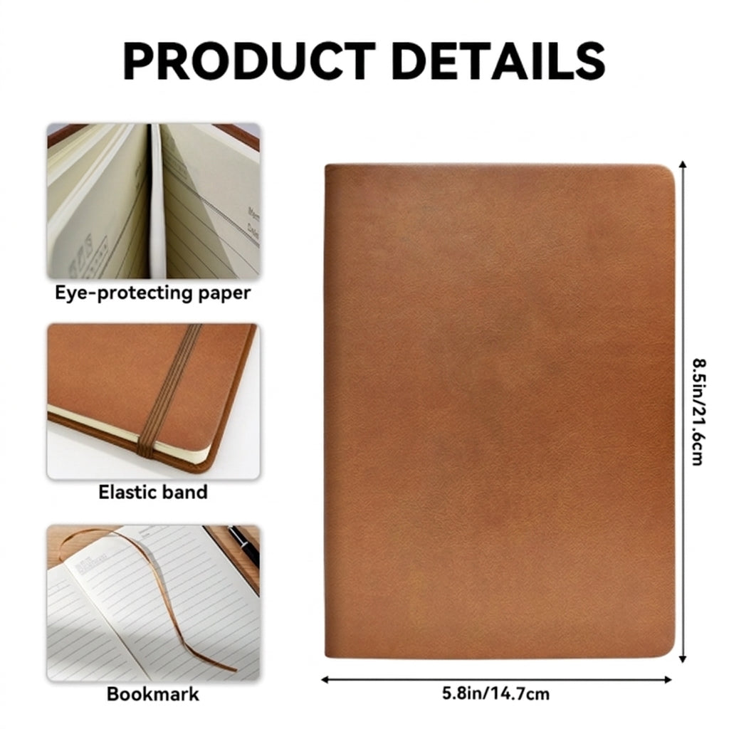 It Makes Such A Different Personalized Leather Cover Notebook