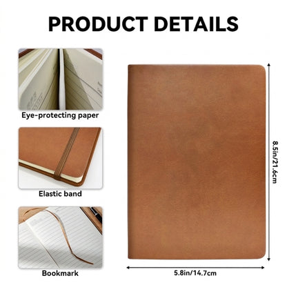 It Makes Such A Different Personalized Leather Cover Notebook
