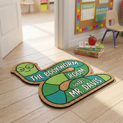 The Bookworm Room Personalized Doormat