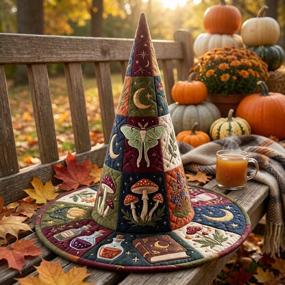 Hedge Witch Quilted Witch Hat