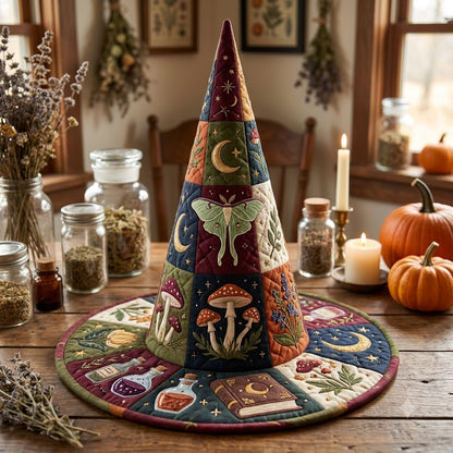 Hedge Witch Quilted Witch Hat