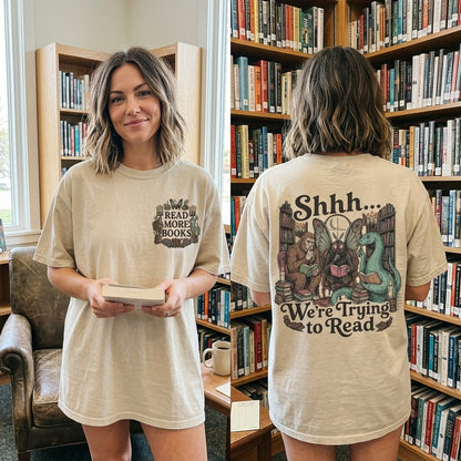 Book Lover T Shirt, Read More Books Tee, Gothic Bookish Shirt, Bookworm Gift, Reader Shirt, Librarian Gift, Literary T Shirt