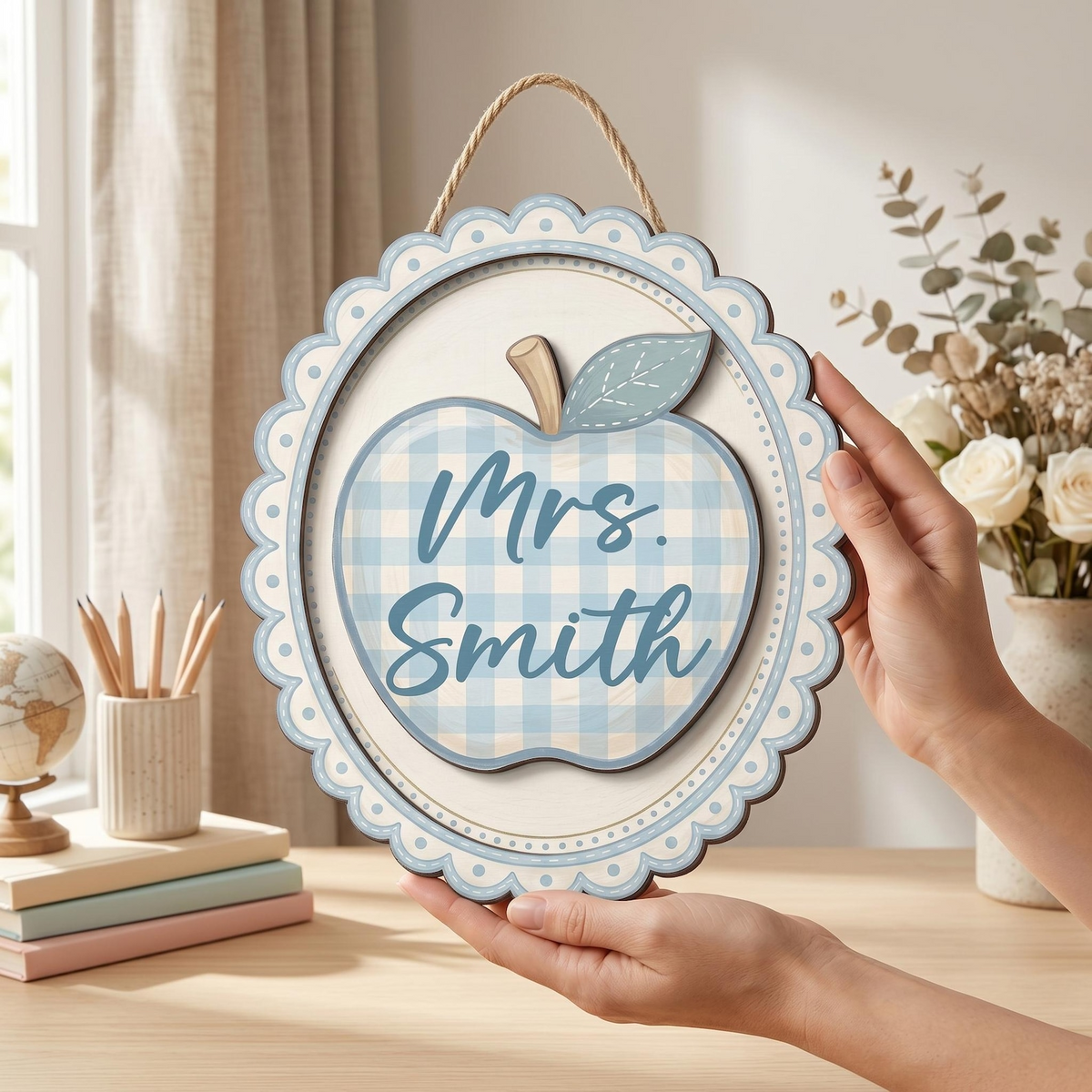 Personalized Teacher Door Sign, Classroom Decor, Welcome To Our Classroom Sign, Teacher Appreciation Gifts, Teacher Gifts For Women