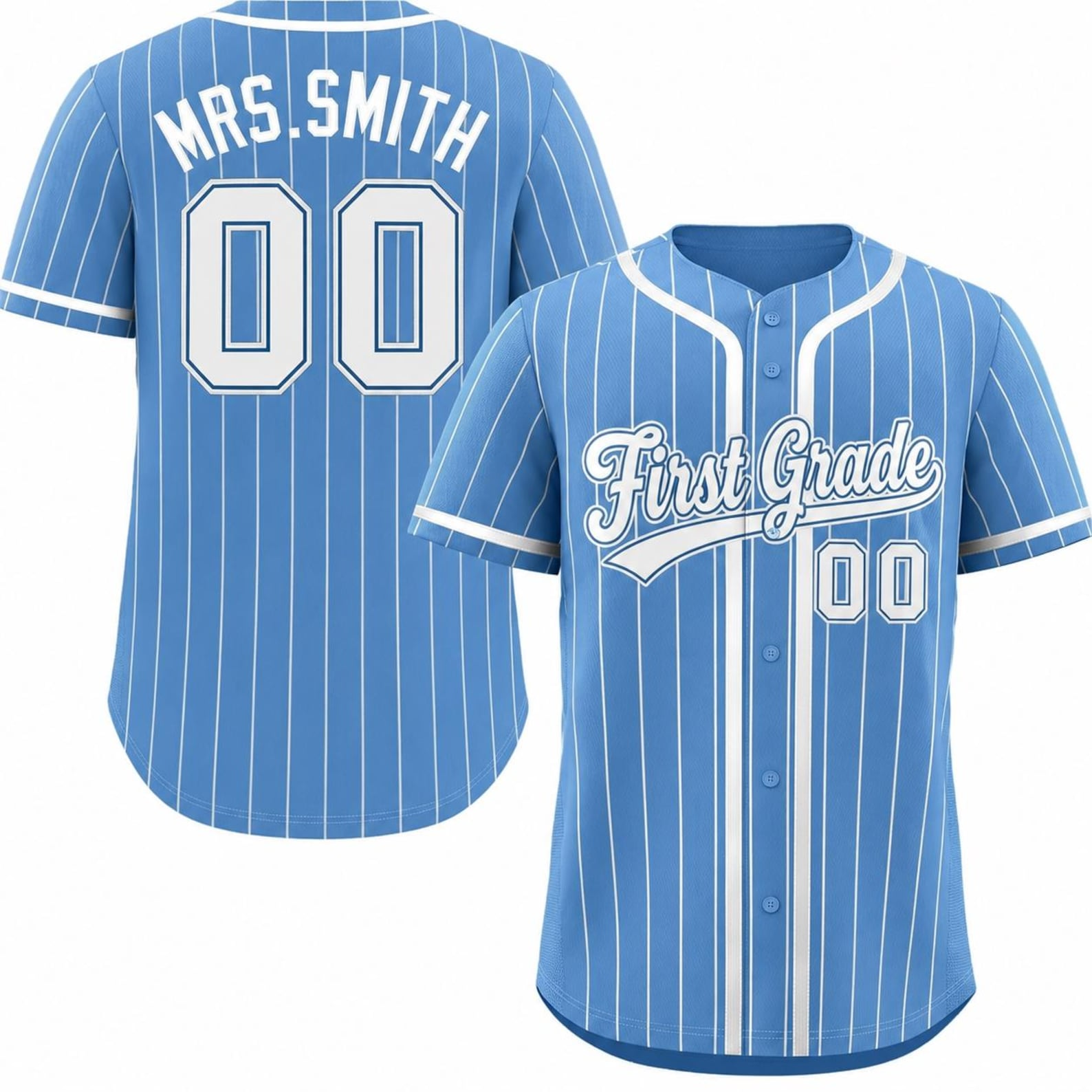Maillot de baseball personnalisé pour enseignant, Maillot personnalisé avec nom et numéro, Cadeau de rentrée scolaire, T-shirt pour jour de match