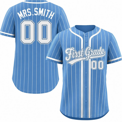 Maillot de baseball personnalisé pour enseignant, Maillot personnalisé avec nom et numéro, Cadeau de rentrée scolaire, T-shirt pour jour de match