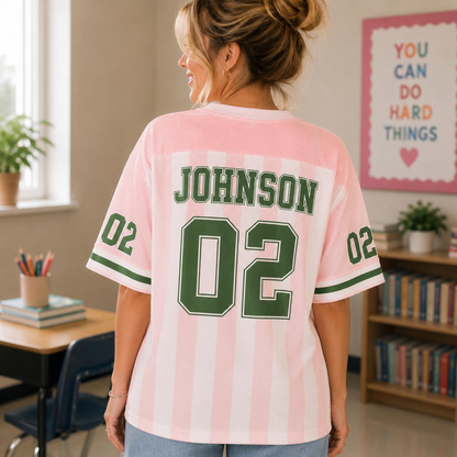 Maillot d'esprit scolaire personnalisé, maillot d'enseignant personnalisé par niveau, t-shirt de baseball pour la rentrée scolaire, cadeau pour professeur des écoles primaires