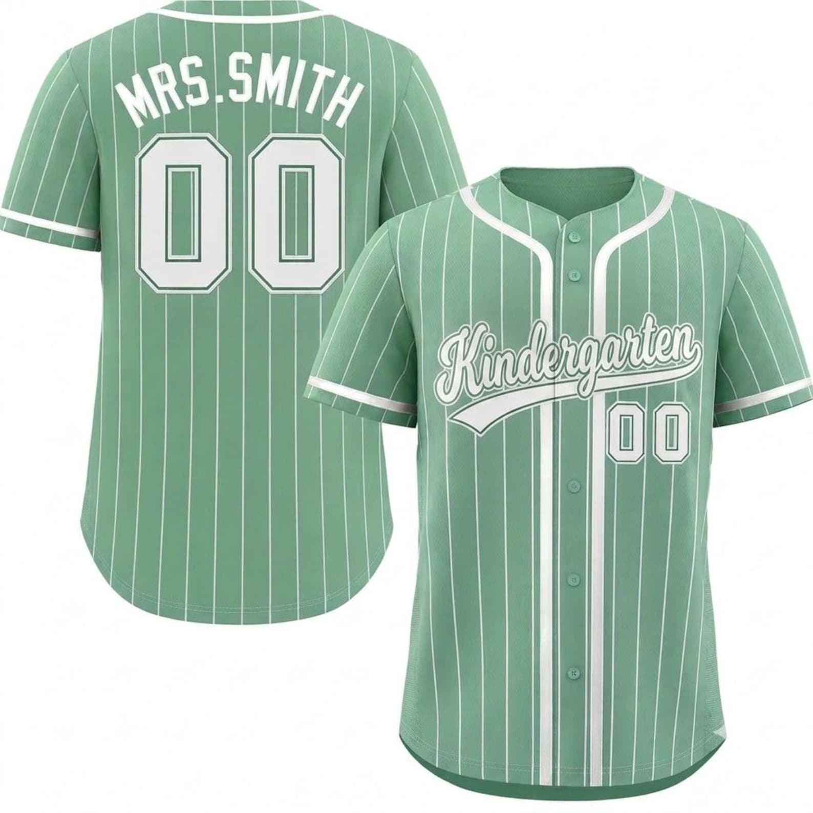 Maillot de baseball personnalisé pour enseignant, Maillot personnalisé avec nom et numéro, Cadeau de rentrée scolaire, T-shirt pour jour de match