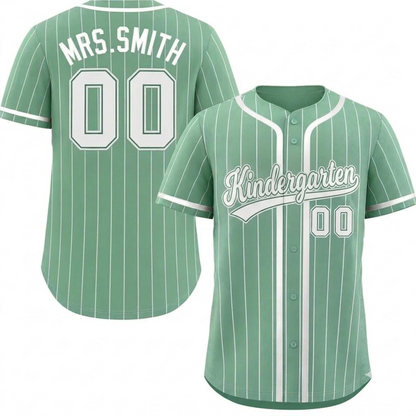 Maillot de baseball personnalisé pour enseignant, Maillot personnalisé avec nom et numéro, Cadeau de rentrée scolaire, T-shirt pour jour de match