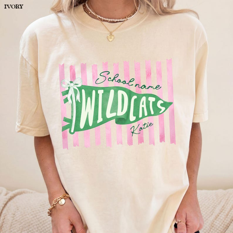Personalized Teacher School Spirit T-Shirt – Custom School Name & Mascot Shirt