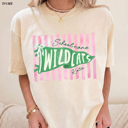 Personalized Teacher School Spirit T-Shirt – Custom School Name & Mascot Shirt