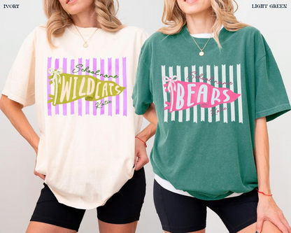 Personalized Teacher School Spirit T-Shirt – Custom School Name & Mascot Shirt