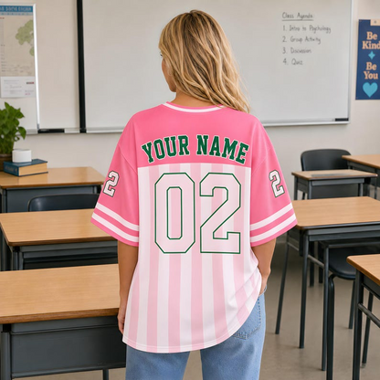 Personalized Custom Grade Jersey, Back to School Mesh Jersey, Custom Student Shirt, Grade Level Tee with Name & Number, Teacher Shirt FTB13