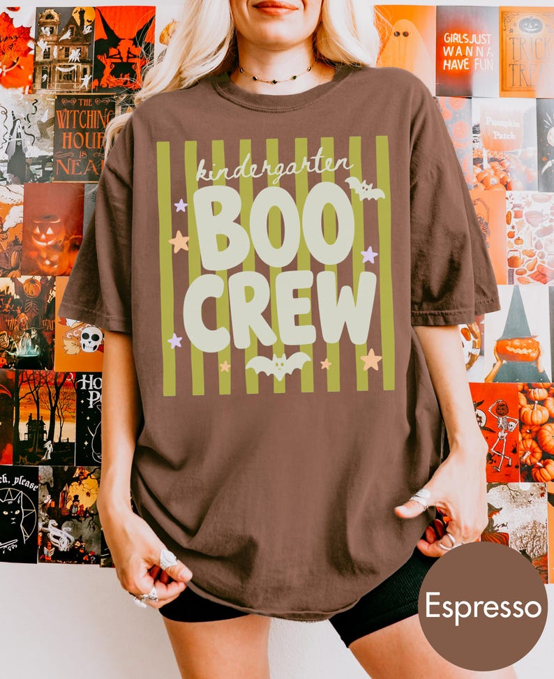 T-shirt d'enseignant personnalisé pour Halloween, motif crayon gribouillage, t-shirt de rentrée scolaire