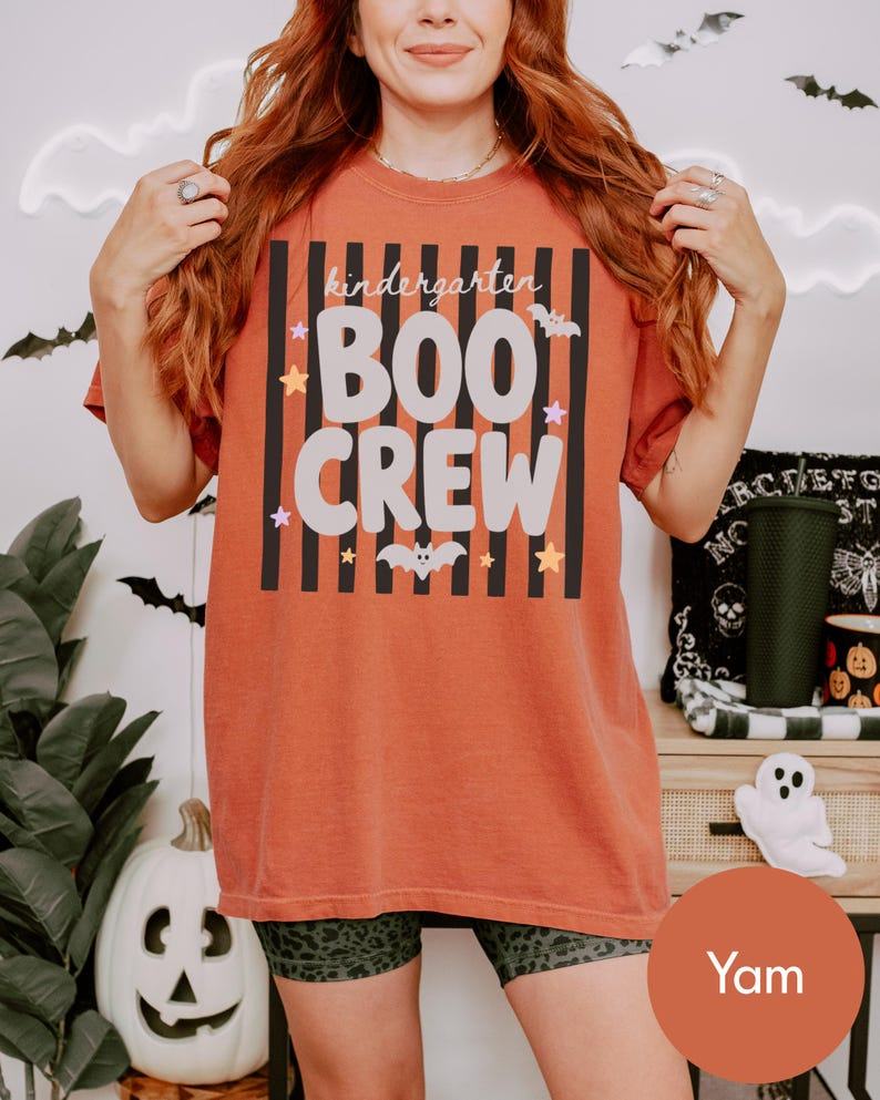 T-shirt d'enseignant personnalisé pour Halloween, motif crayon gribouillage, t-shirt de rentrée scolaire